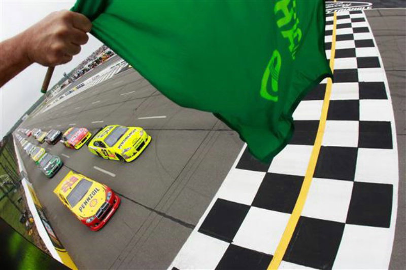 Lewis Hamilton and Tony Stewart swap cars at The Glen