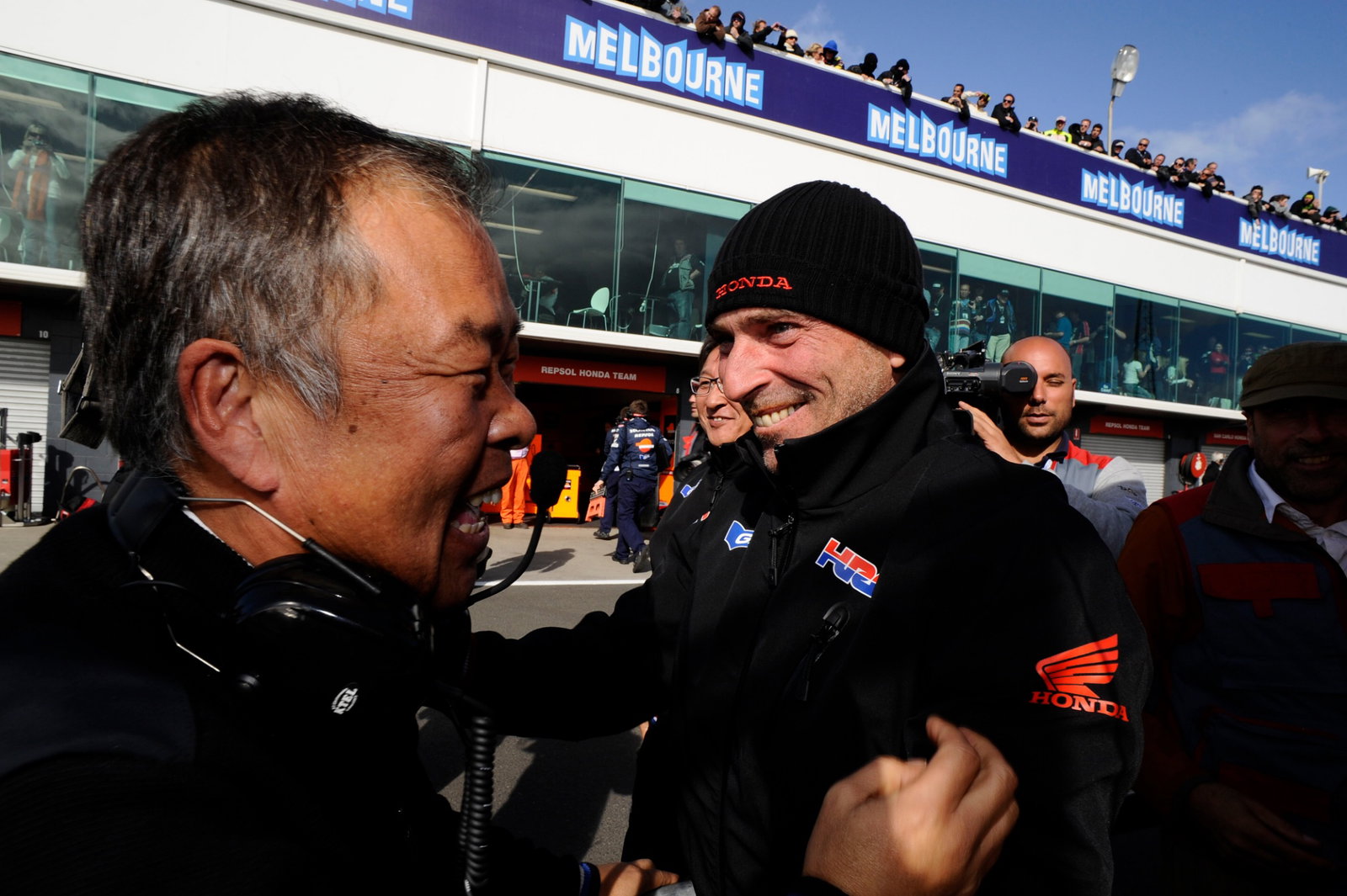 Nakamoto and Suppo, Australian MotoGP Race
