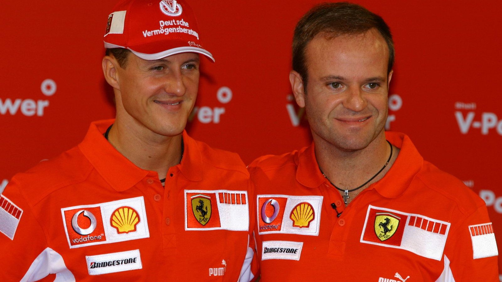  Sao Paulo, Brazil,Michael Schumacher, GER, Ferrari and Rubens Barrichello, BRA, Ferrari - September, Formula 1 World