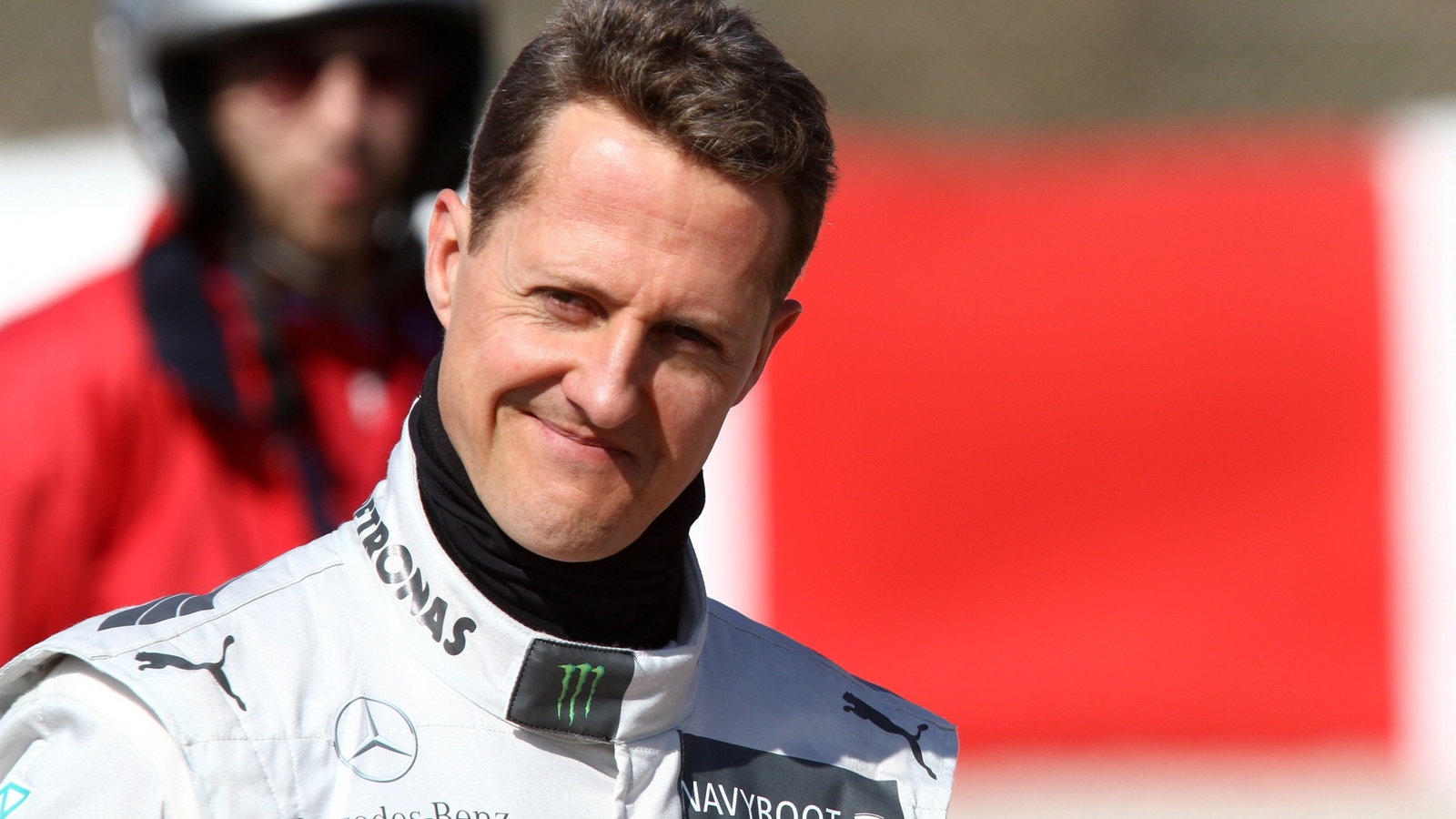 , Barcelona, Spain,Michael Schumacher (GER), Mercedes AMG Petronas in the gravel trap at turn 5 the