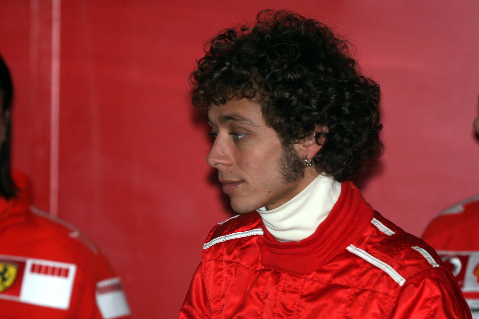  Valencia, Spain,because of the rain Valentino Rossi (ITA, Moto GP Champion, " The doctor "), Test Driver, Ferrari, in the