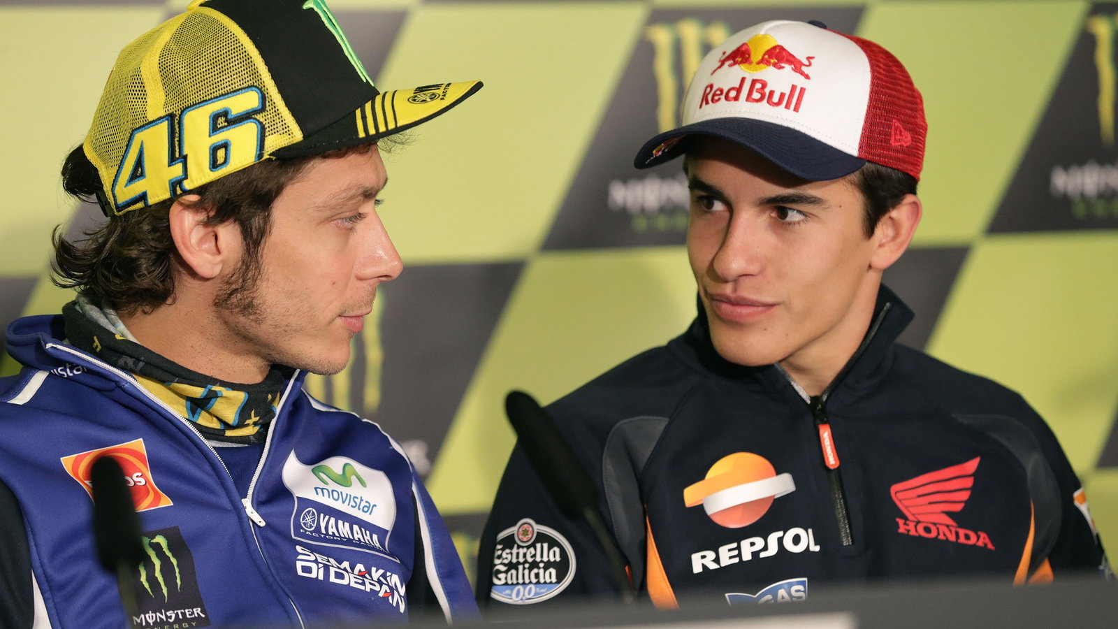 Rossi and Marquez, French MotoGP