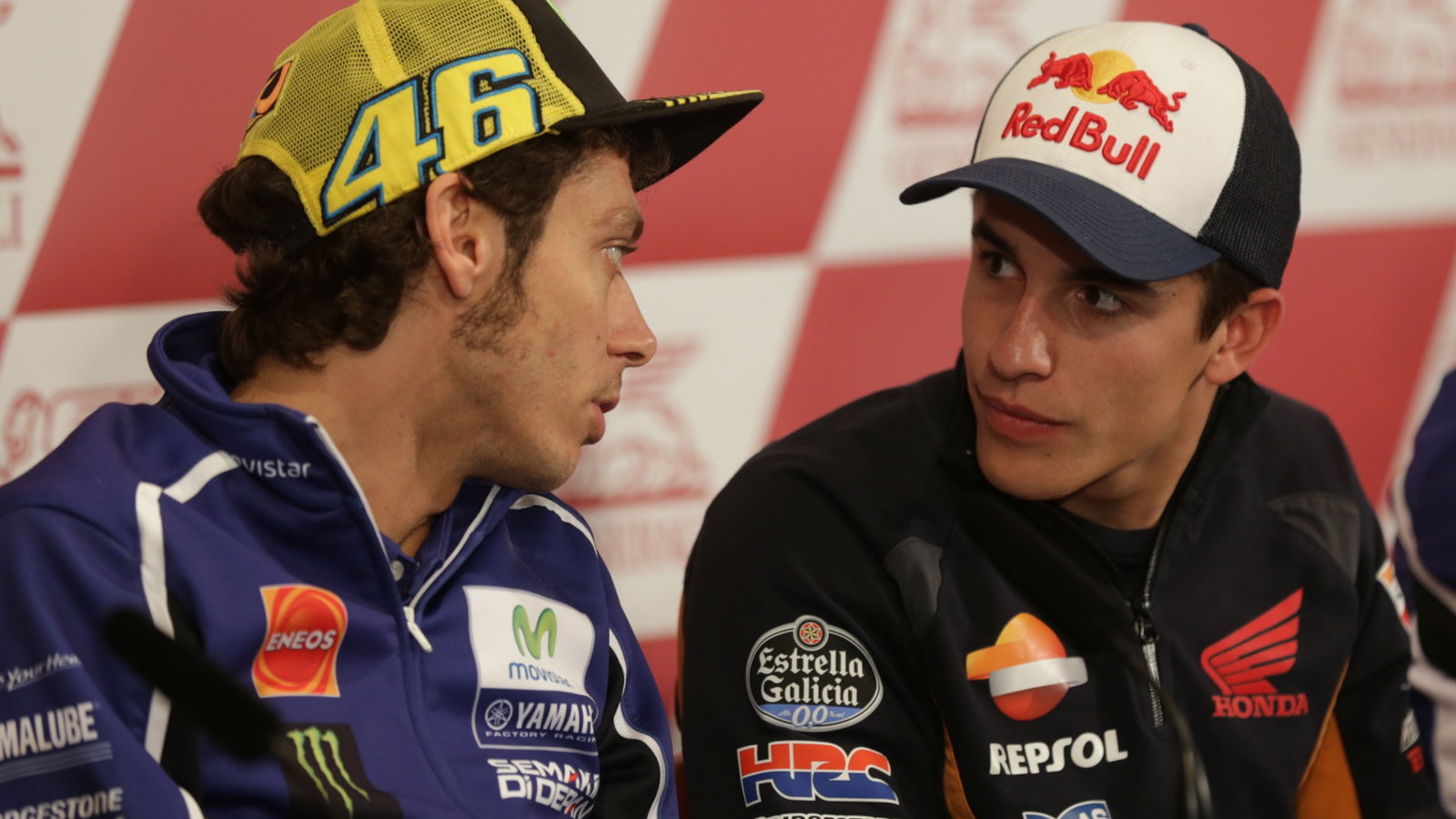 Rossi and Marquez, Valencia MotoGP