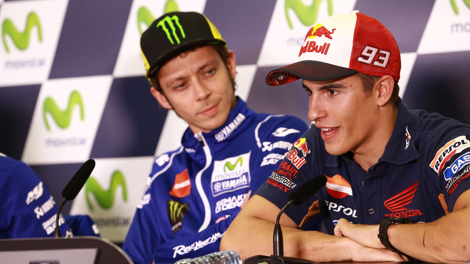 Rossi and Marquez, Aragon MotoGP