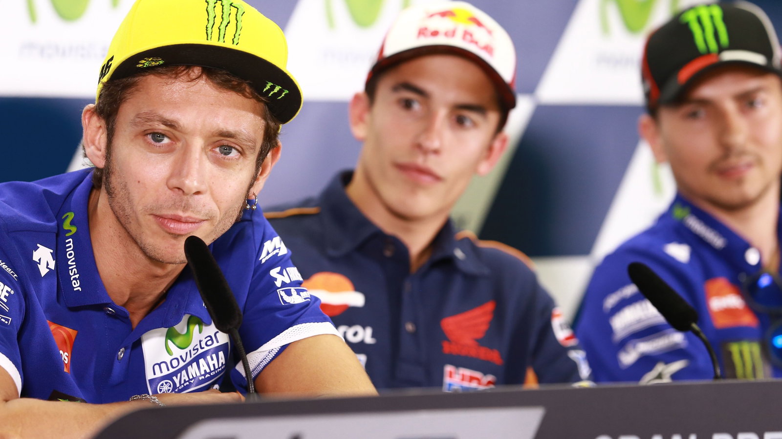 Rossi, Marquez, Lorenzo, Aragon MotoGP