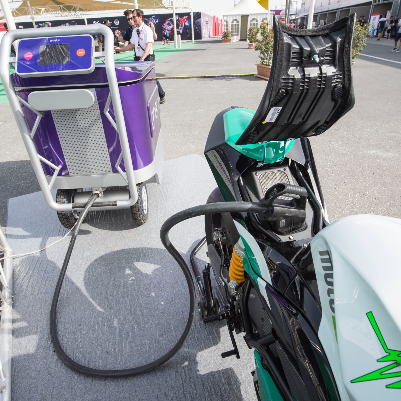 Enel MotoE bike, Qatar MotoGP