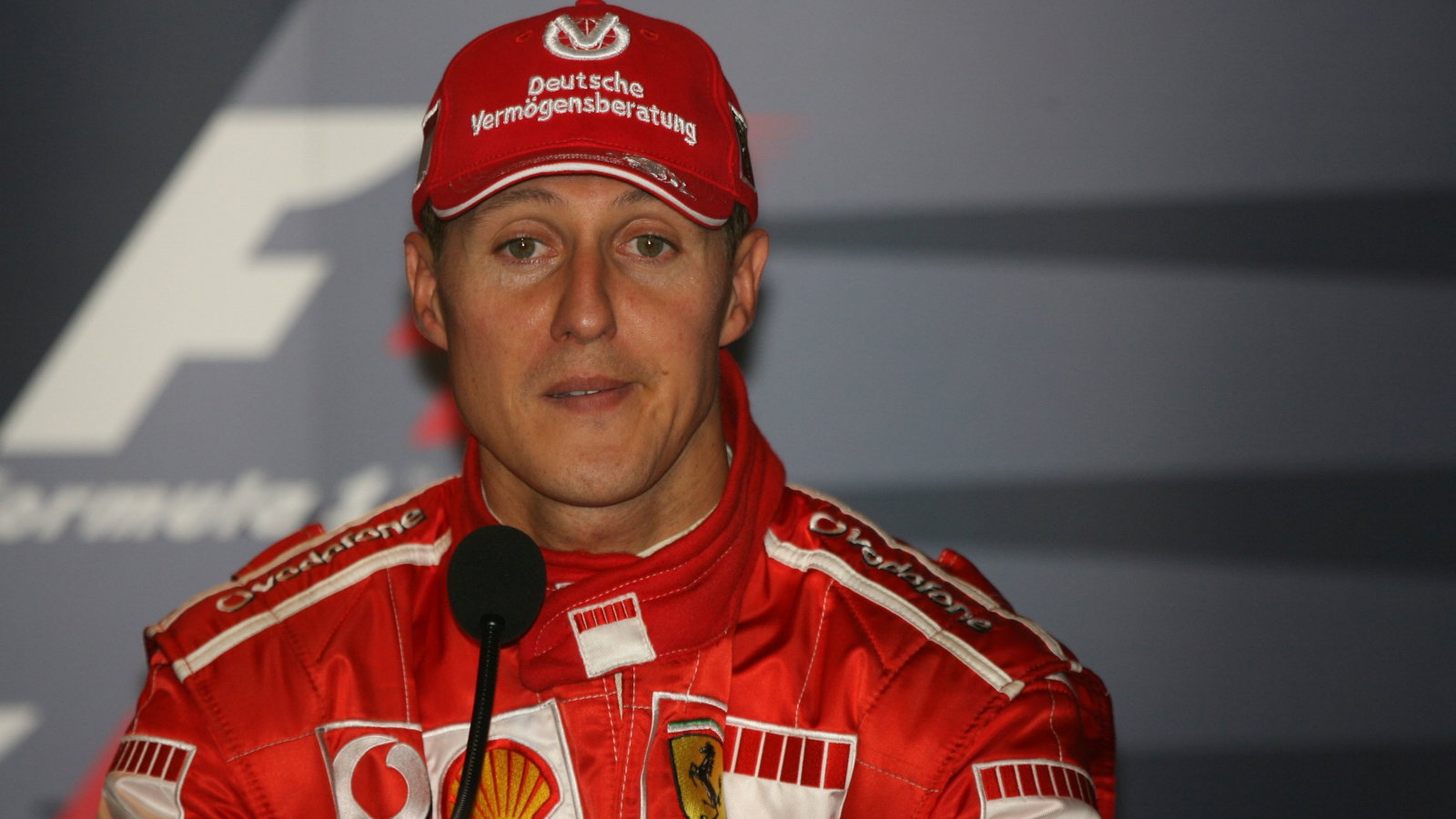  Monza, Italy,FIA Press Conference - Michael Schumacher (GER), Scuderia Ferrari - Formula 1 World Championship, Rd 15,