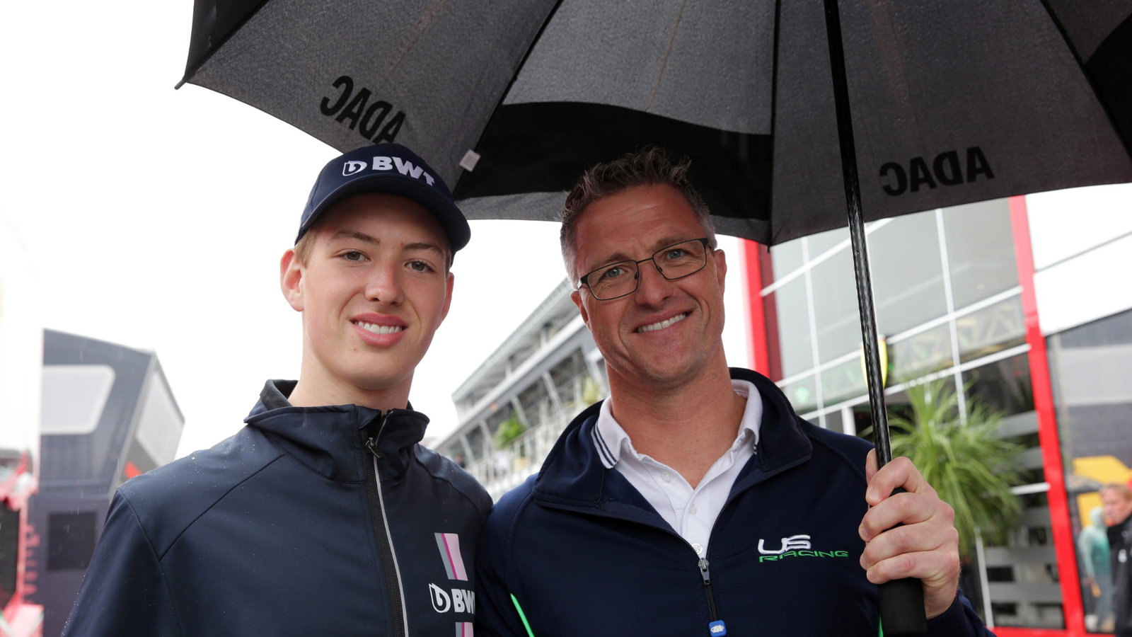  - Free Practice 2, David Schumacher and his father Ralf Schumacher