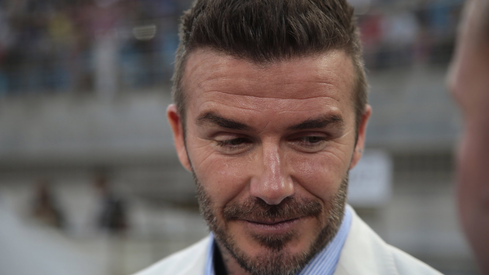 - starting grid, David Beckham