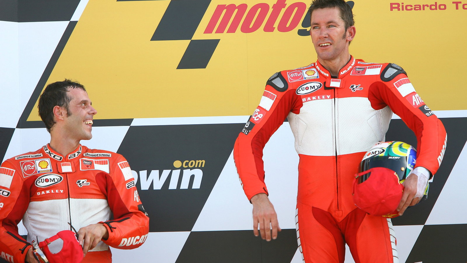 Capirossi and Bayliss, Valencia MotoGP,