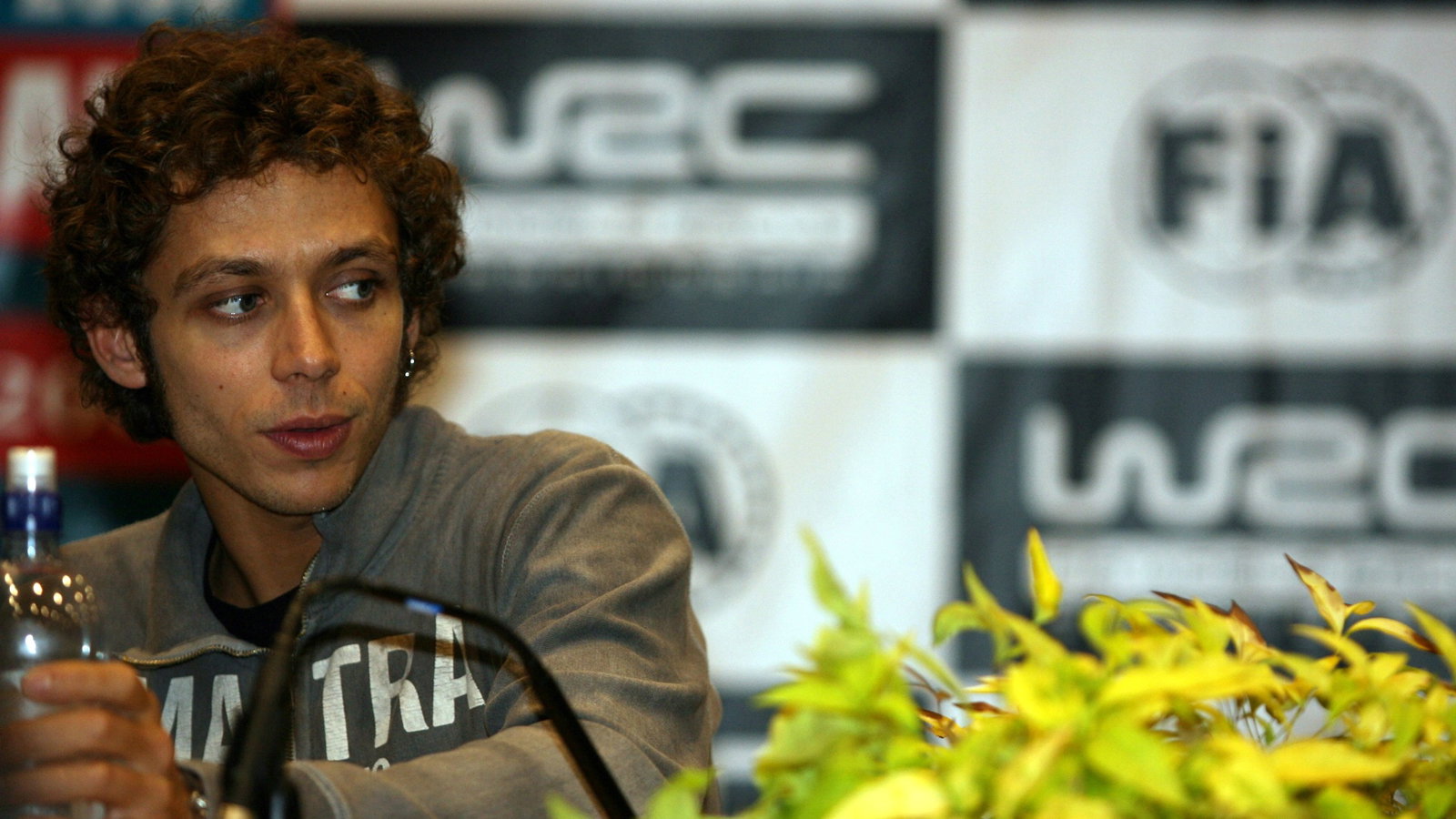 Valentino Rossi (ITA) in conferenza stampa World Rally of New Zealand, 17th-19th November