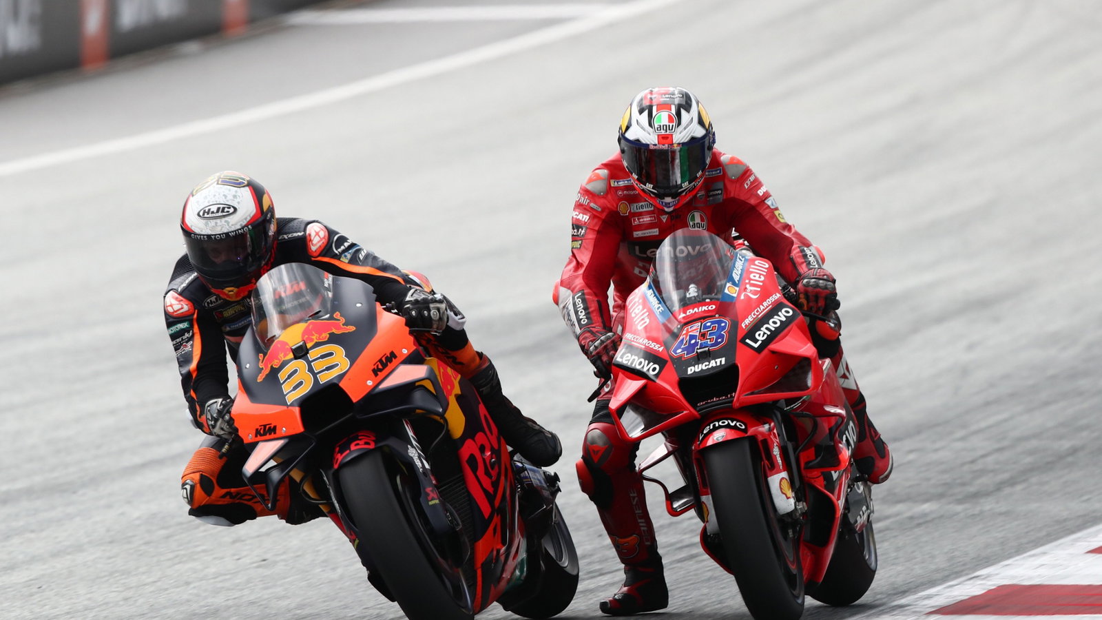 Jack Miller, Brad Binder, Austria MotoGP 2022