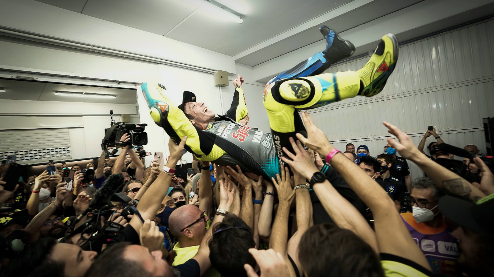Valentino Rossi, Valencia MotoGP. 14 November 2021. Image courtesy of
