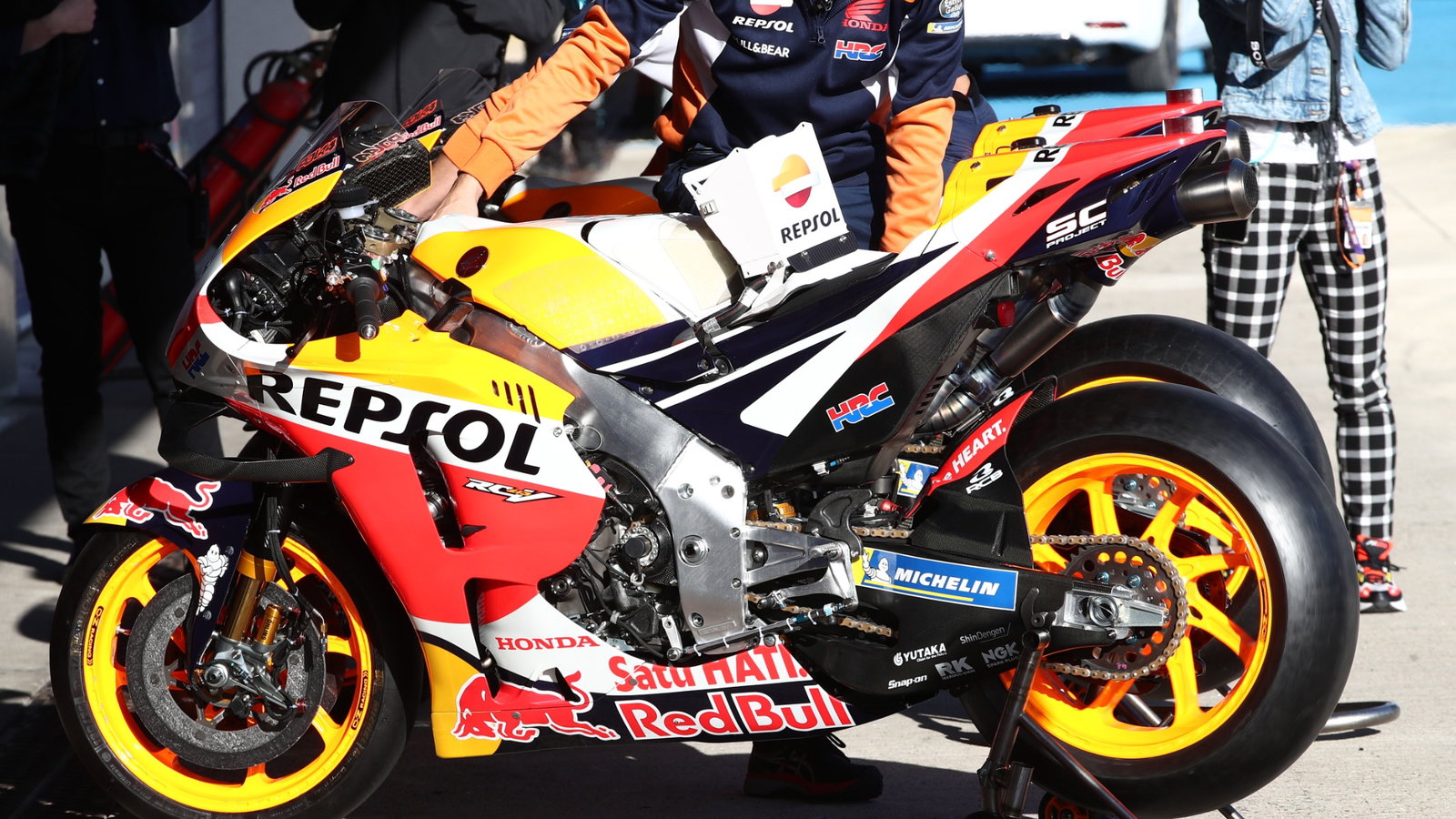 Repsol Honda MotoGP bike, Jerez MotoGP test, 18 November