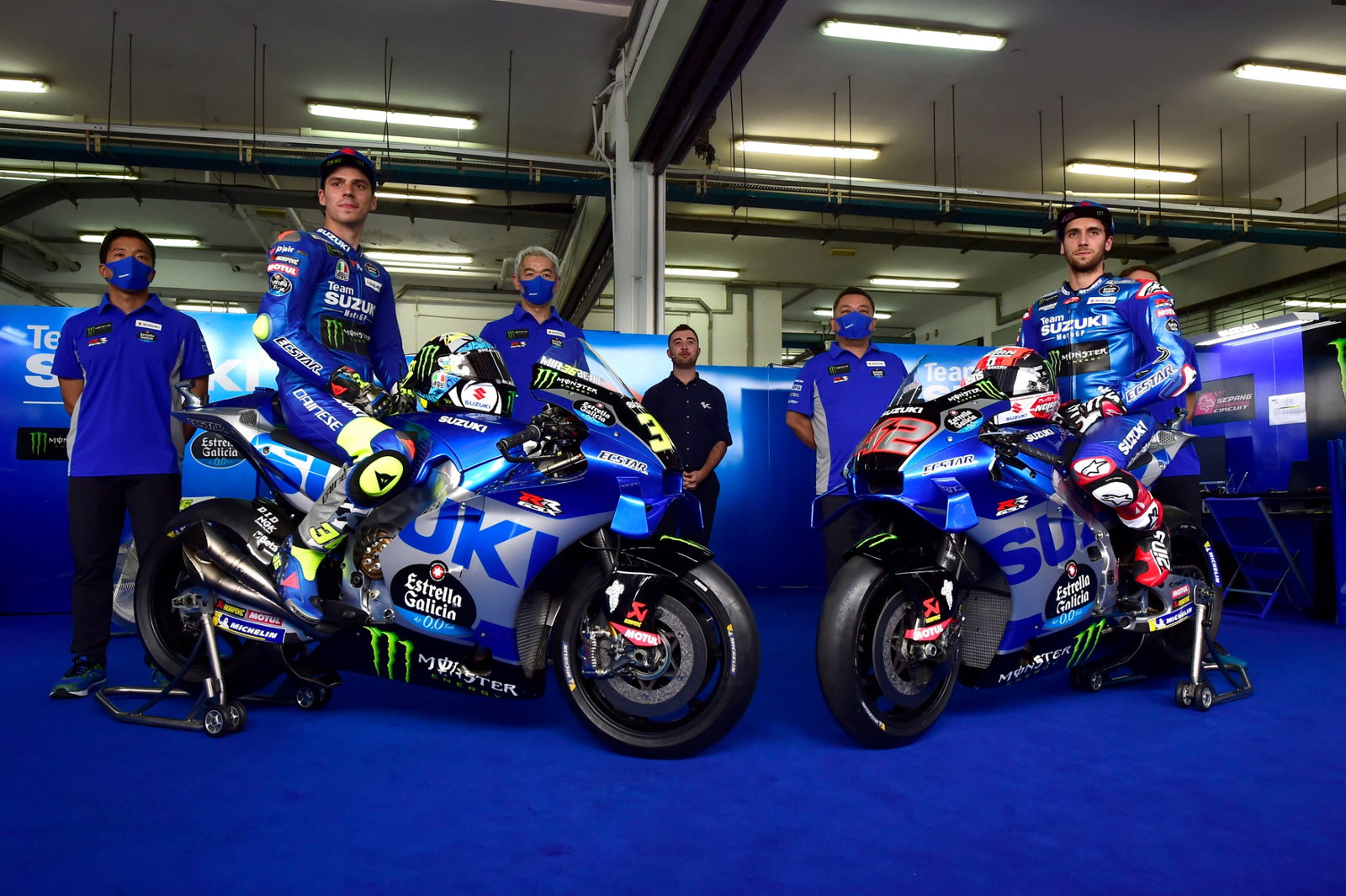Team Suzuki Ecstar launch, Joan Mir, Alex Rins, MotoGP, Sepang MotoGP test 4 January