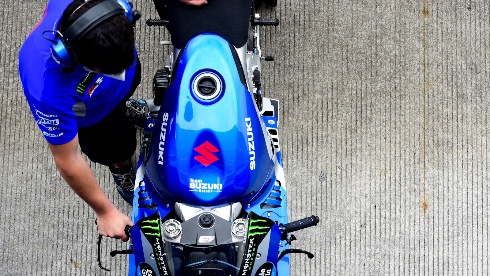 Suzuki bike, MotoGP, Indonesian MotoGP test, 11 February