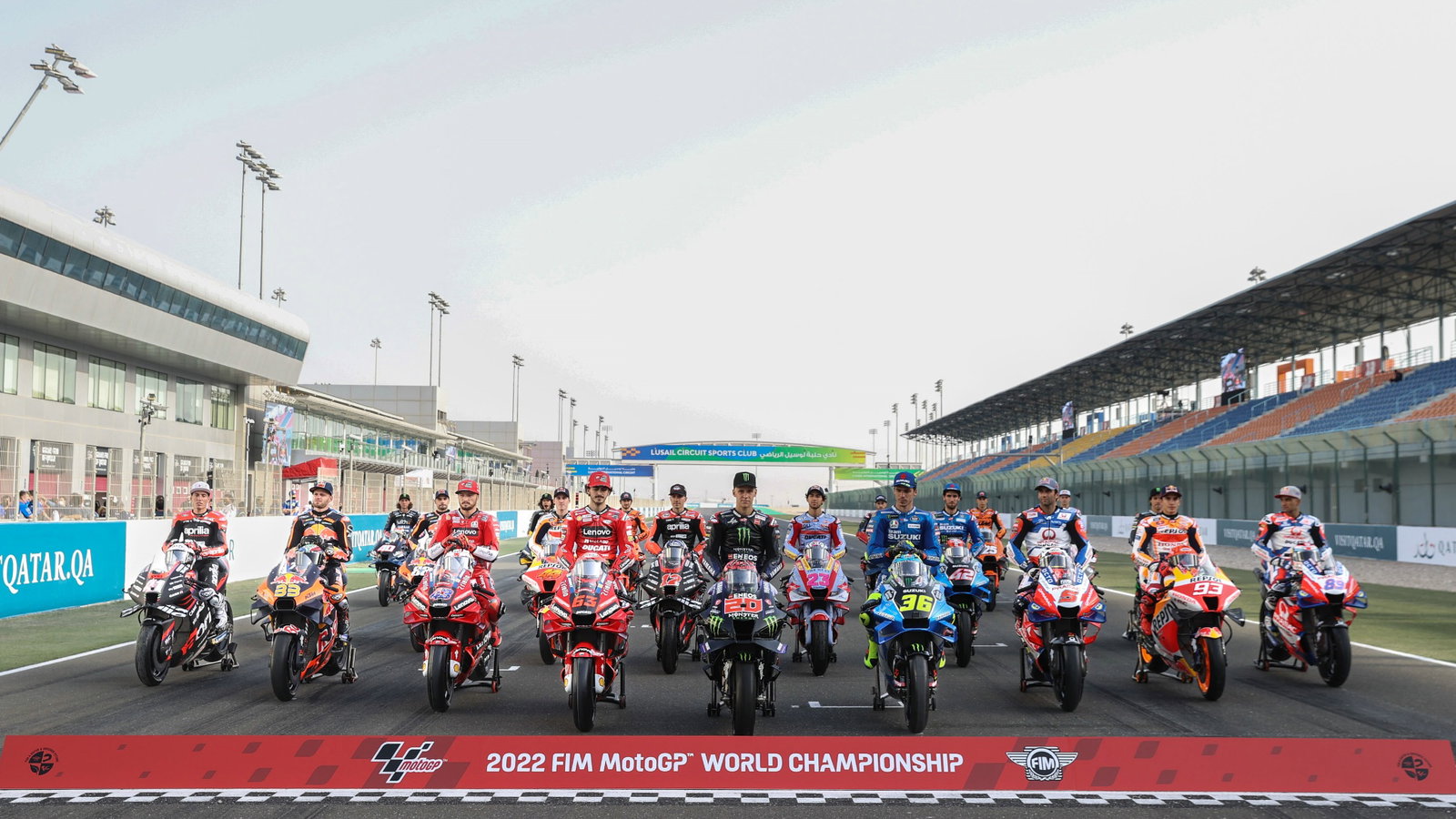 MotoGP rider line up, Qatar MotoGP 3 March
