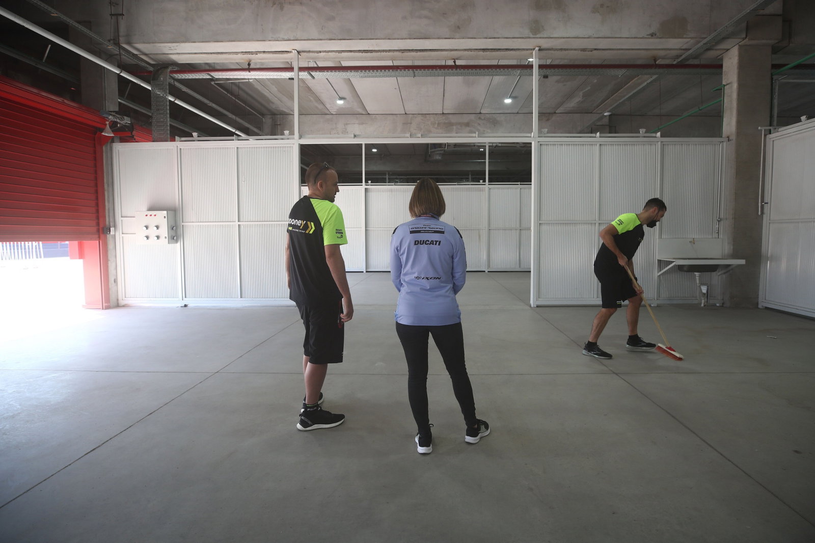 Empty Pit box, Argentinian MotoGP, 31 March 2022
