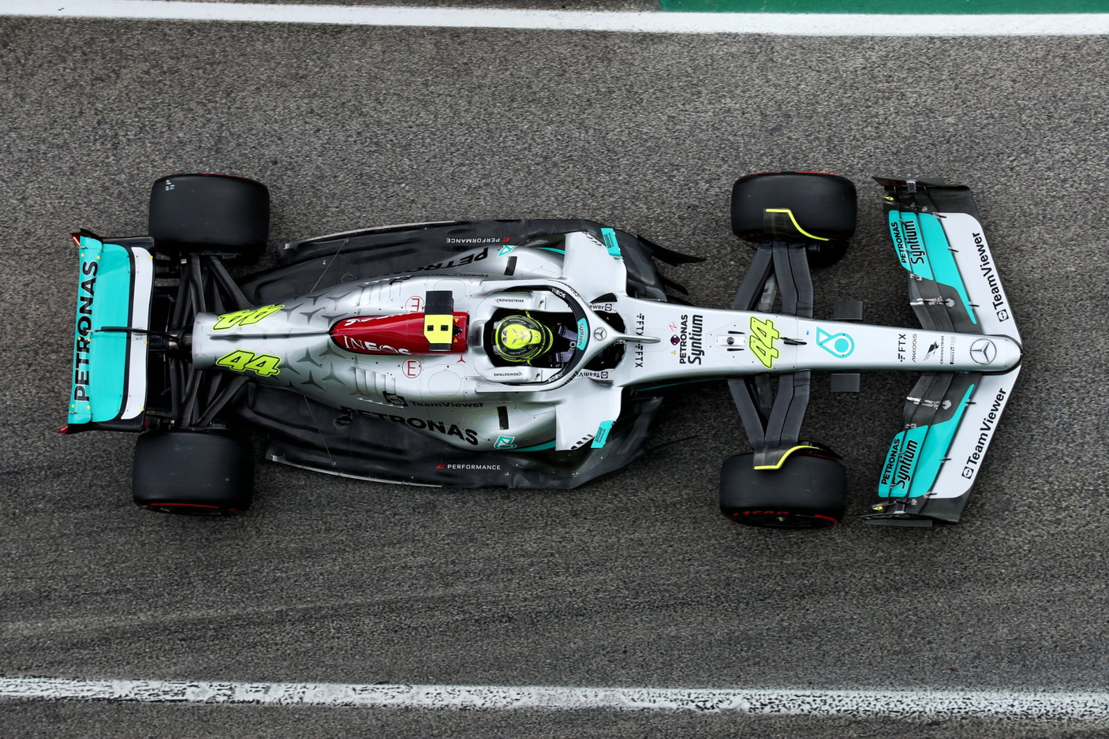 Lewis Hamilton (GBR) Mercedes AMG F1 W13. Formula 1 World Championship, Rd 4, Emilia Romagna Grand Prix, Imola, Italy,