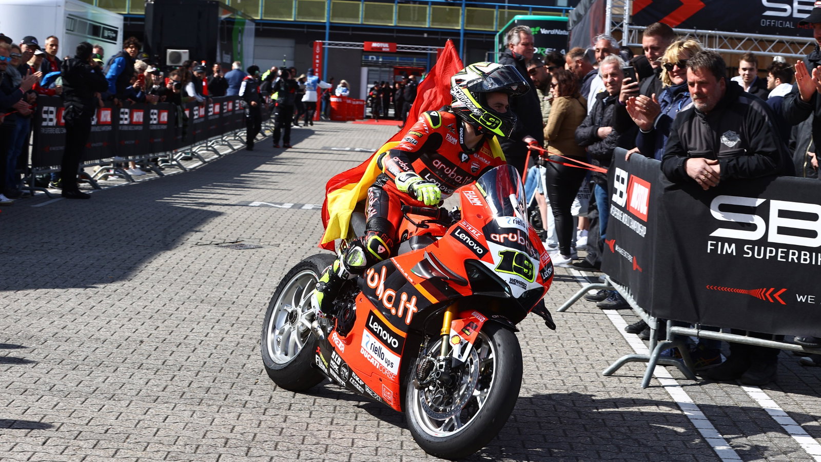 Alvaro Bautista, Assen WorldSBK race2, 24 April