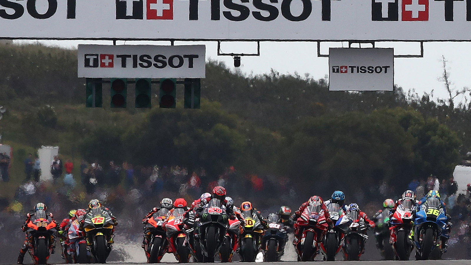 Start, MotoGP race, Portuguese MotoGP. 24 April