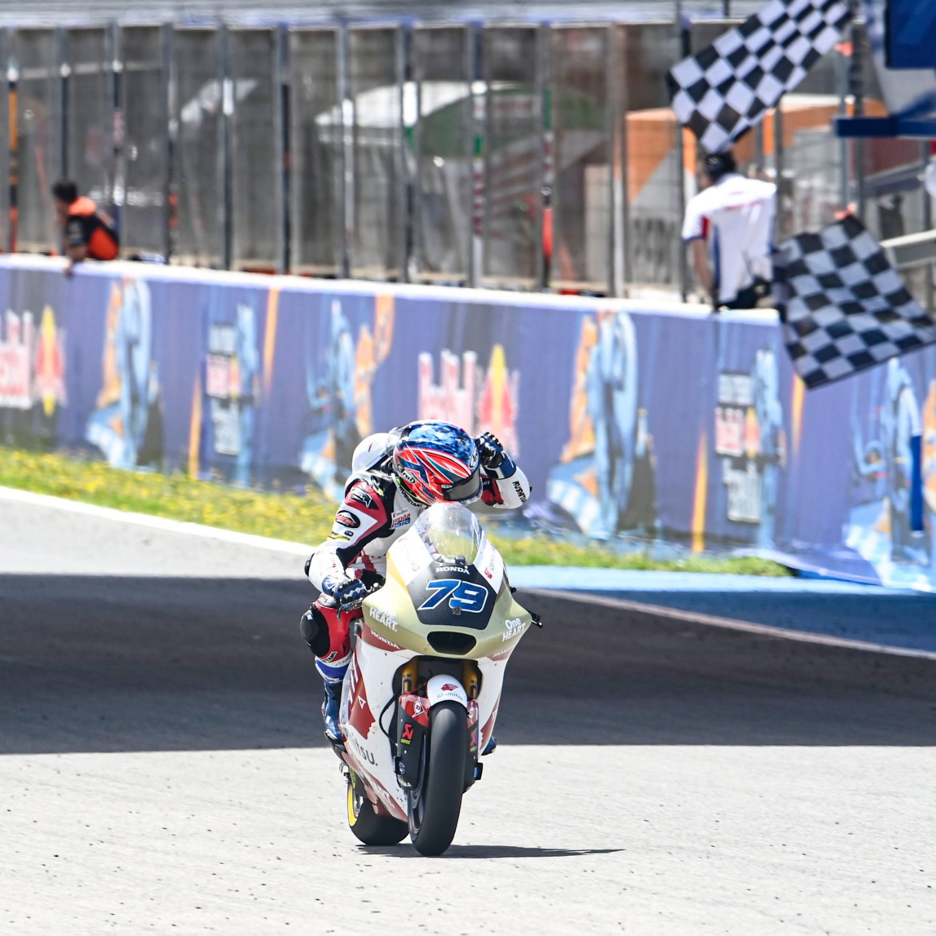 Ai Ogura, Moto2 race, Spanish MotoGP, 1 May