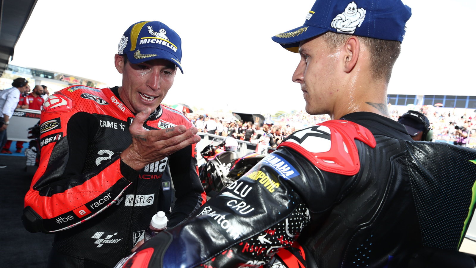 Aleix Espargaro Fabio Quartararo MotoGP race, Spanish MotoGP. 1 May