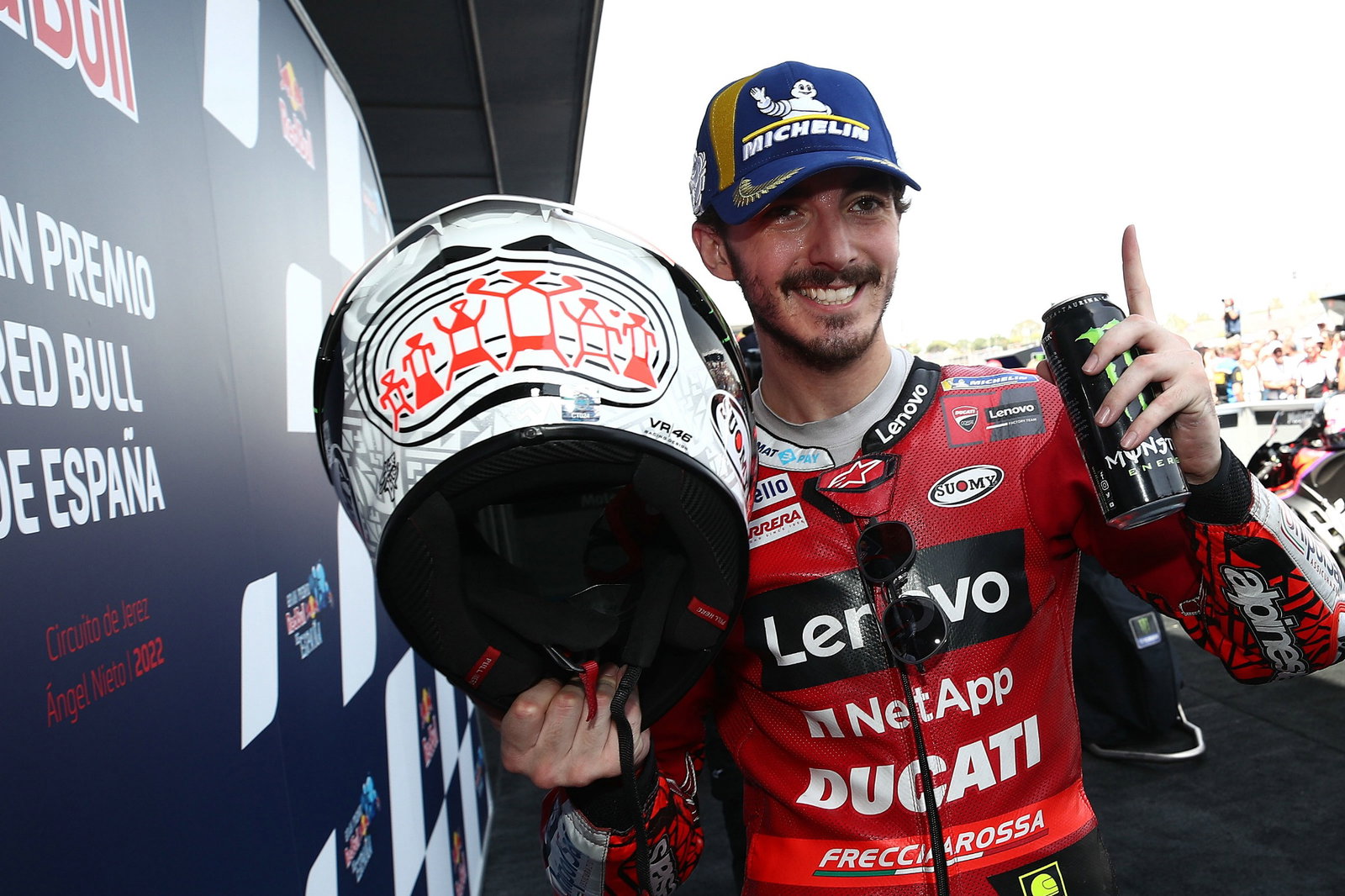 Francesco Bagnaia MotoGP race, Spanish MotoGP. 1 May