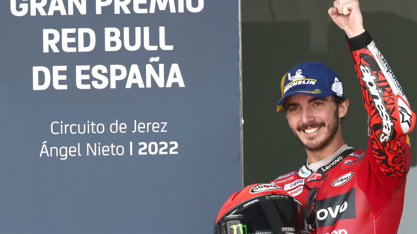 Francesco Bagnaia MotoGP race, Spanish MotoGP. 1 May