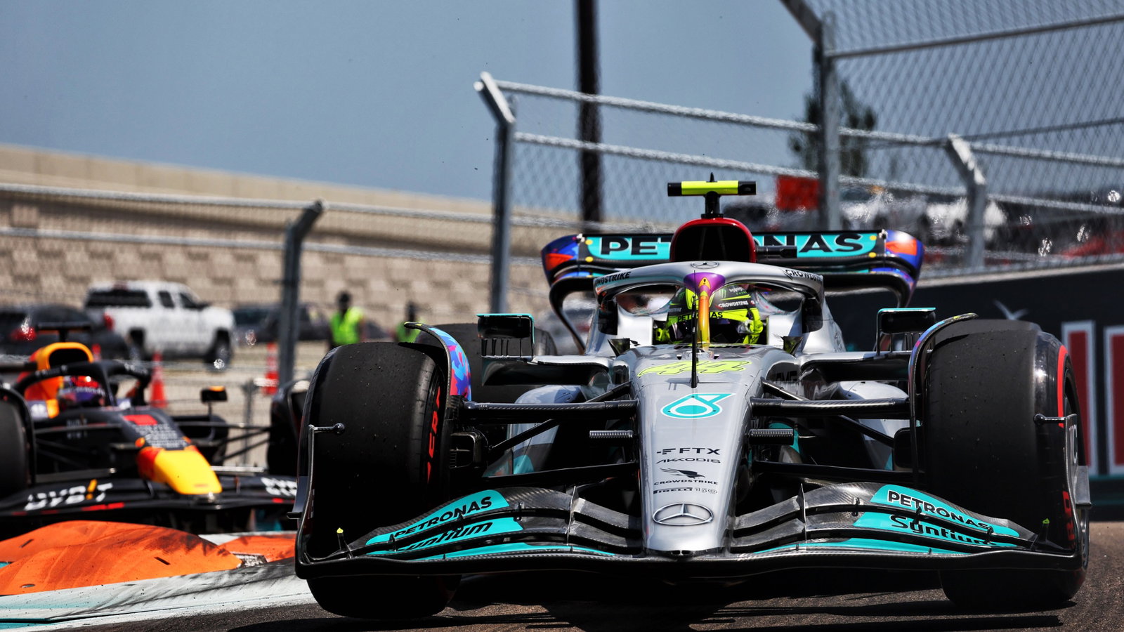 Lewis Hamilton (GBR) Mercedes AMG F1 W13. Formula 1 World Championship, Rd 5, Miami Grand Prix, Miami, Florida, USA,