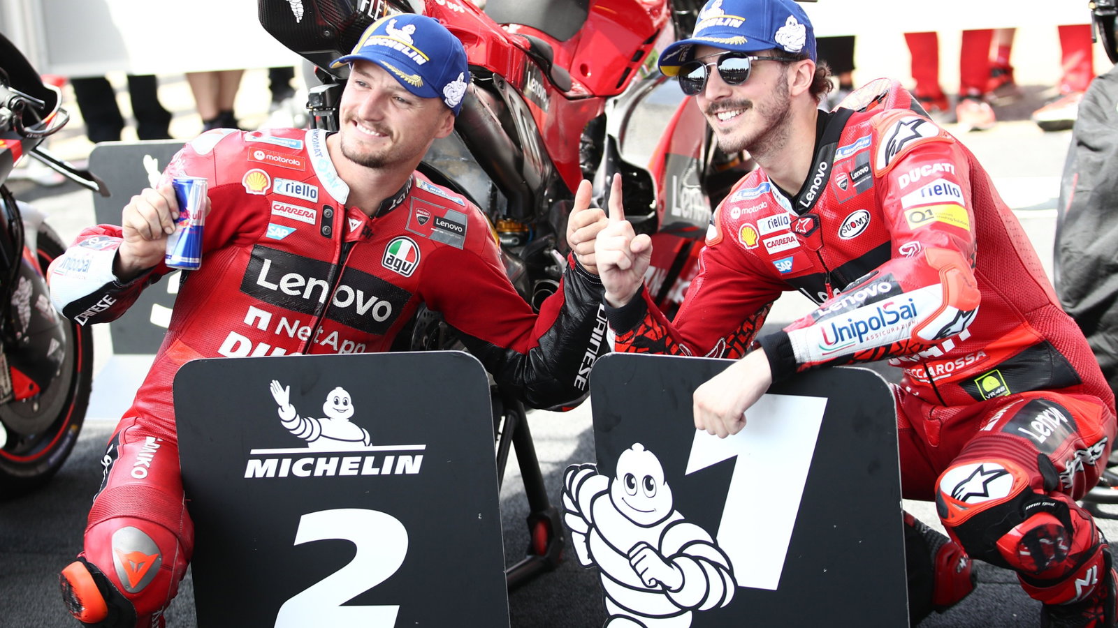 Francesco Bagnaia, Jack Miller, Ducati MotoGP Le Mans