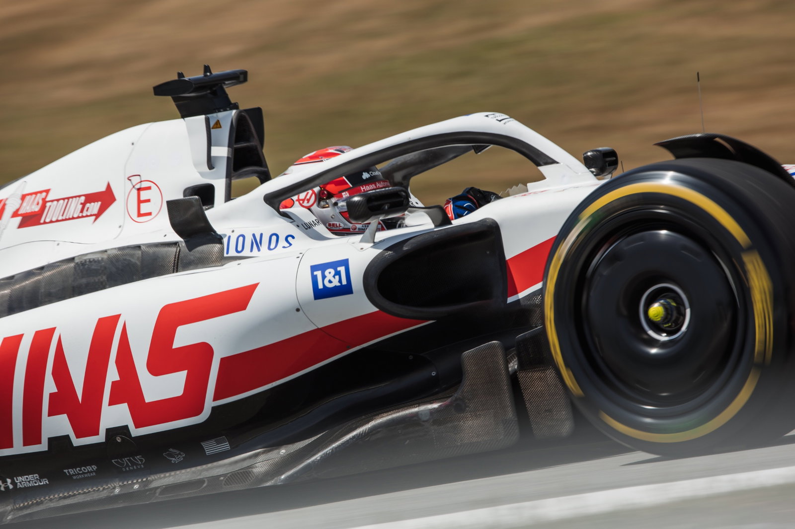 Kevin Magnussen (DEN) Haas VF-22. Kejuaraan Dunia Formula 1, Rd 6, Grand Prix Spanyol, Barcelona, Spanyol , Latihan