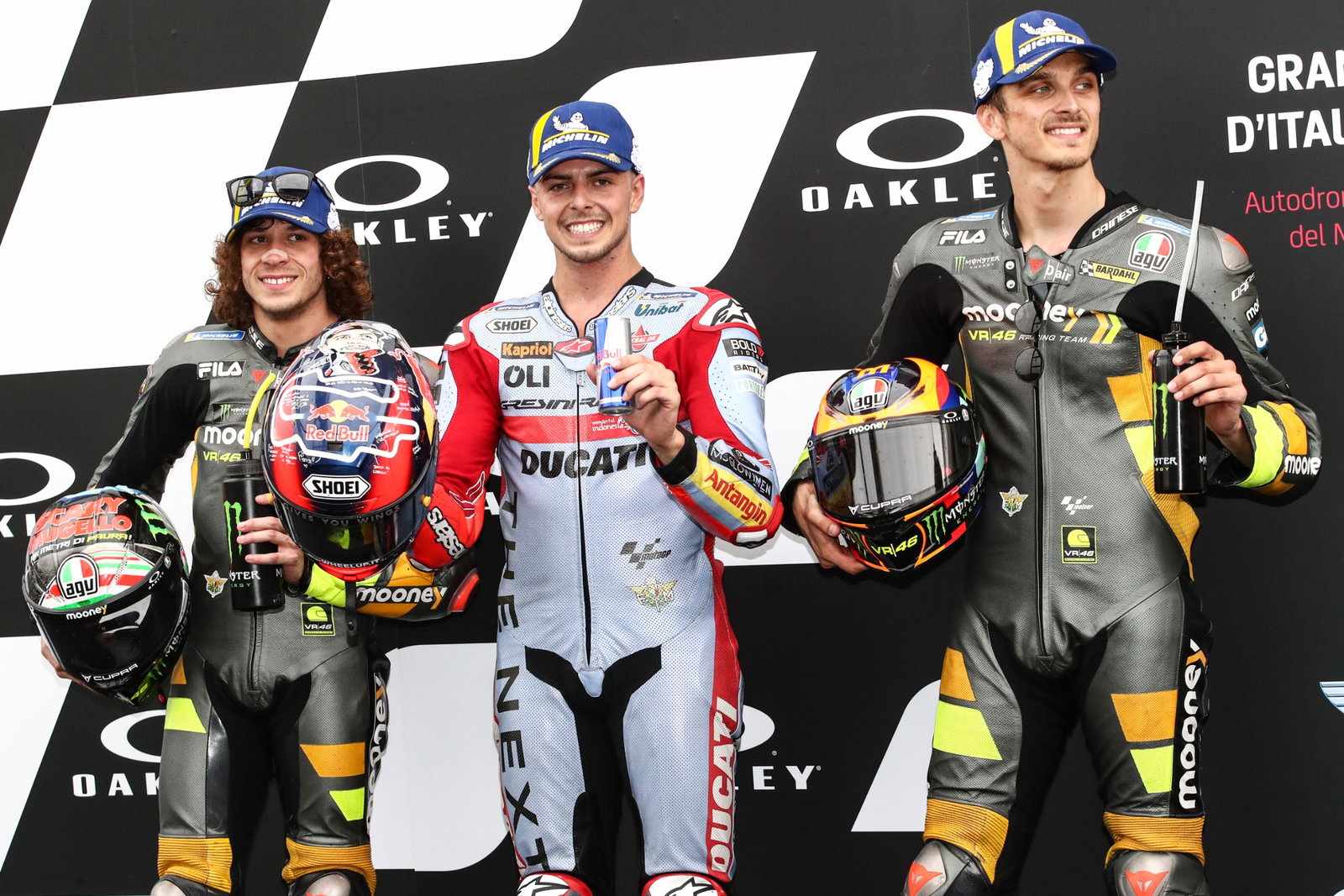 Fabio Di Giannantonio, Luca Marini, Marco Bezzecchi, MotoGP Italia, 28 Mei