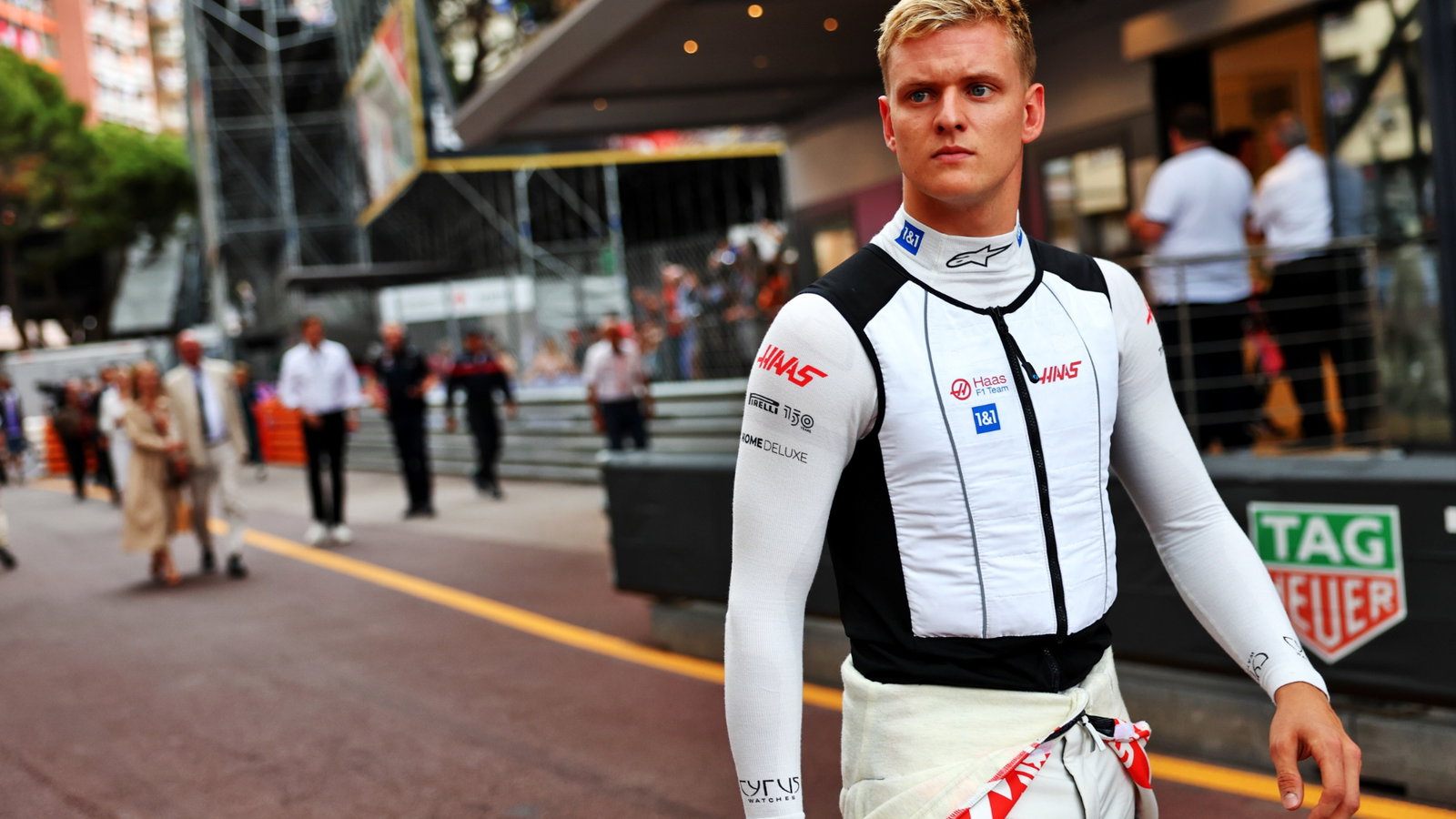 Mick Schumacher (GER) Haas F1 Team on the grid. Formula 1 World Championship, Rd 7, Monaco Grand Prix, Monte Carlo,