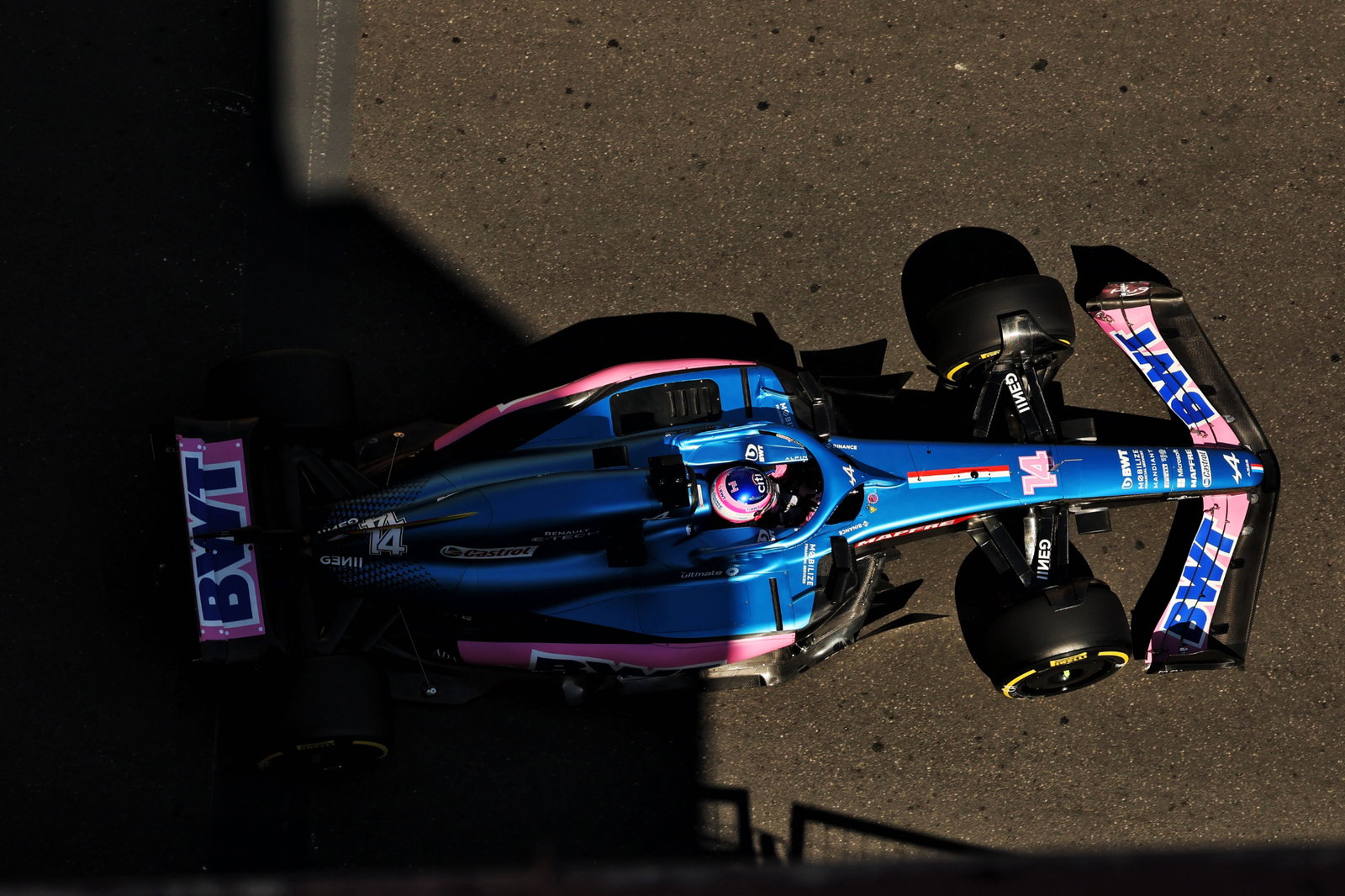 Fernando Alonso (ESP) Alpine F1 Team A522. Formula 1 World Championship, Rd 8, Azerbaijan Grand Prix, Baku Street Circuit,