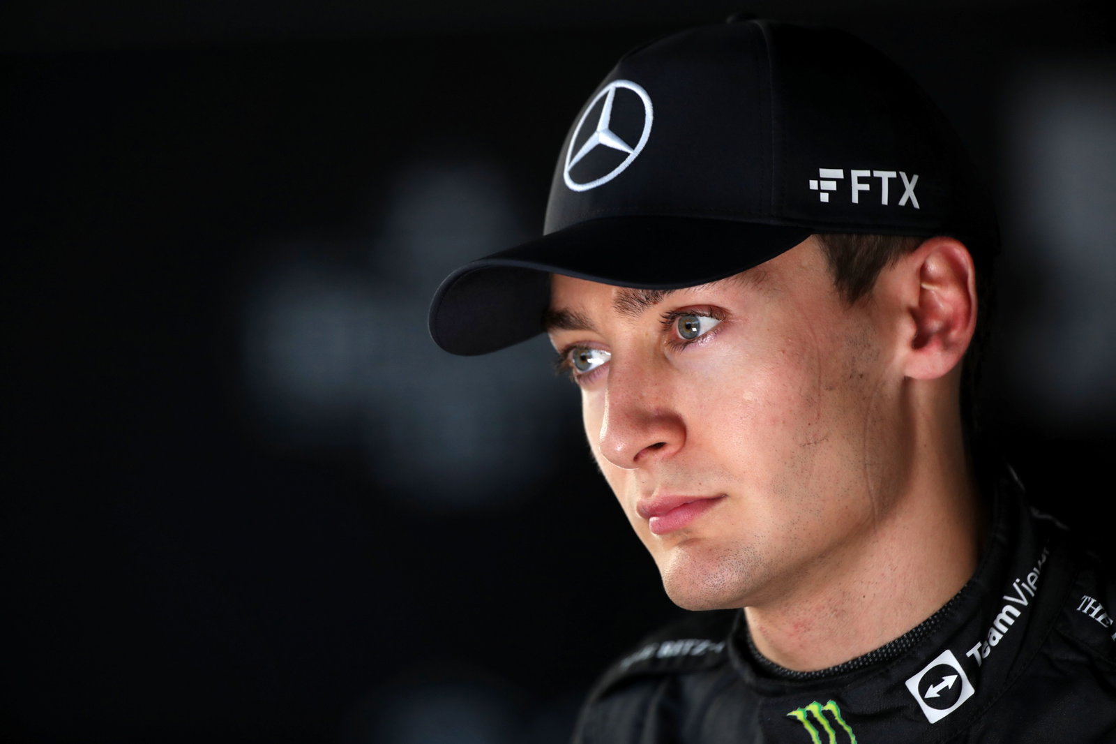 George Russell (GBR) ) Mercedes AMG F1. Kejuaraan Dunia Formula 1, Rd 8, Grand Prix Azerbaijan, Sirkuit Jalanan Baku,