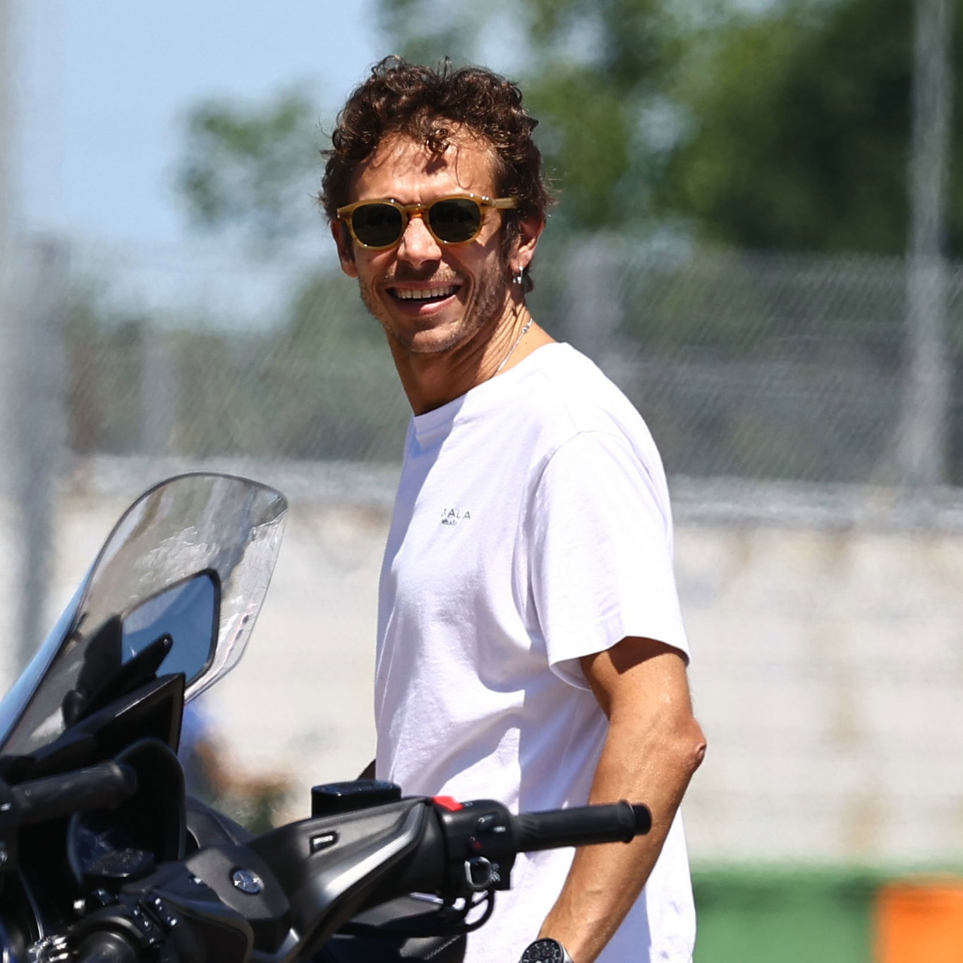 Valentino Rossi, Misano WorldSBK race1, 11 June