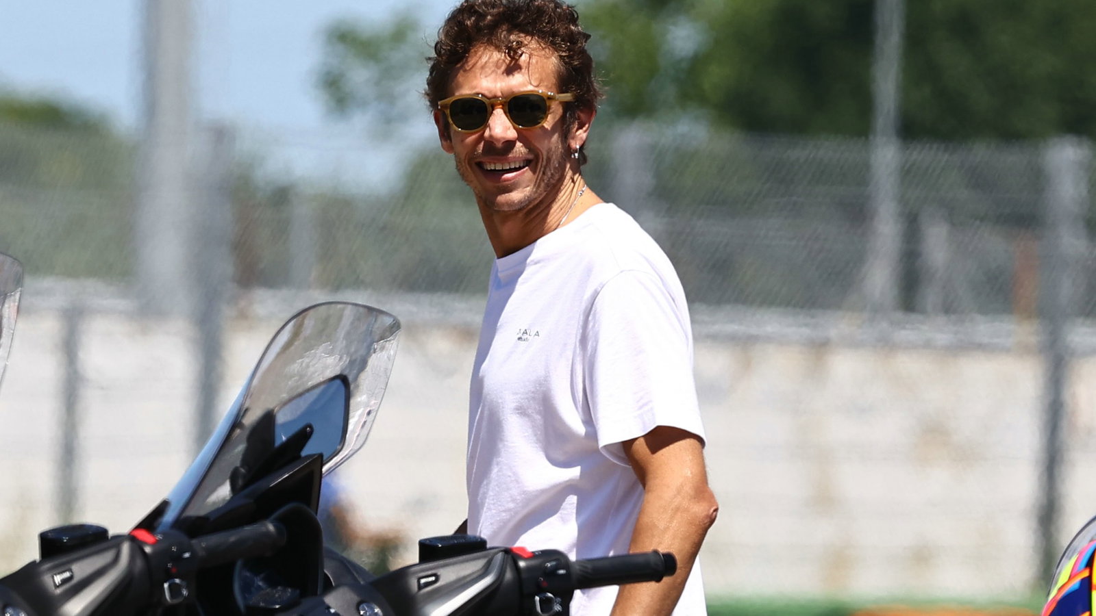 Valentino Rossi, Misano WorldSBK race1, 11 June