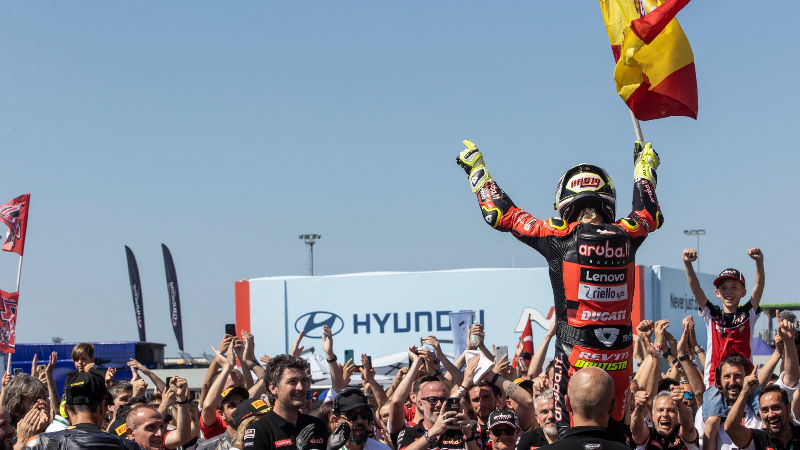 Alvaro Bautista, Misano WorldSBK race2, 12 June