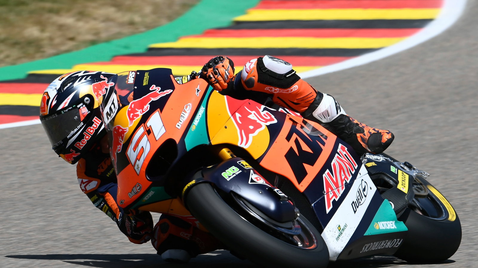 Pedro Acosta, Moto2 race, German MotoGP, 19 June