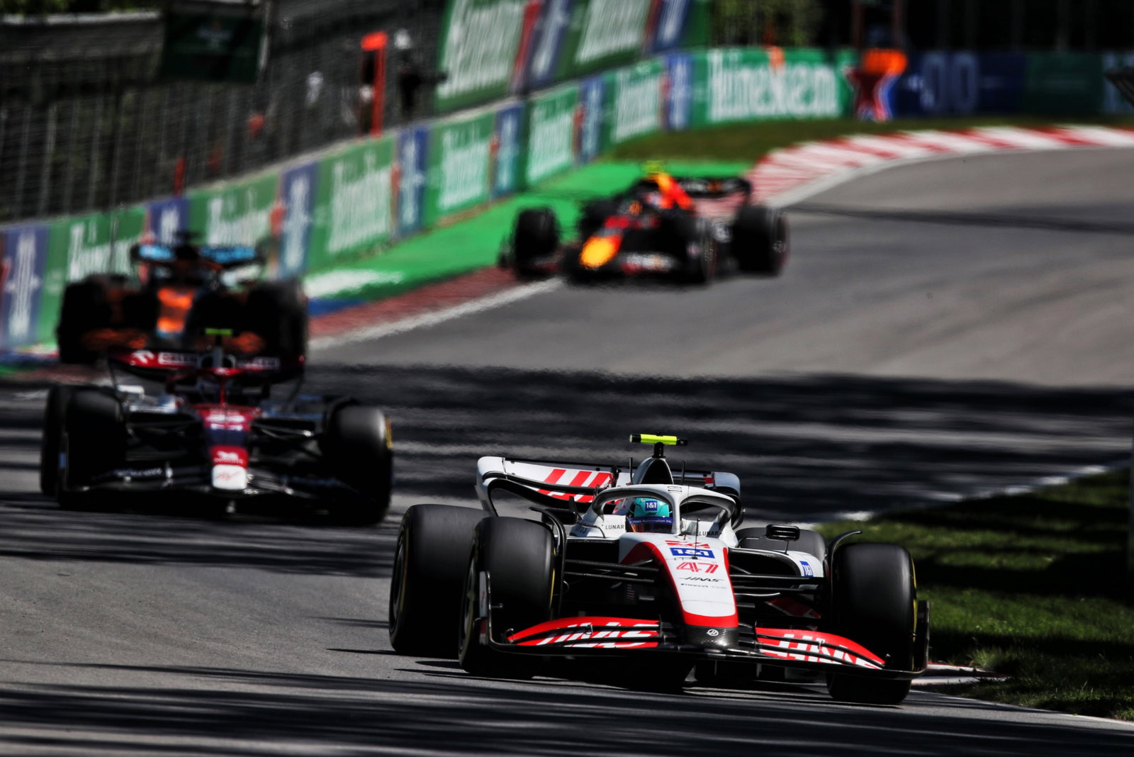 Mick Schumacher (GER) Haas VF-22. Formula 1 World Championship, Rd 9, Canadian Grand Prix, Montreal, Canada, Race Day. -