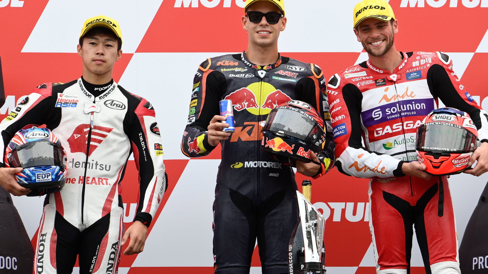 Ai Ogura, Augusto Fernandez, Jake Dixon, Moto2 race, Dutch MotoGP 26 June