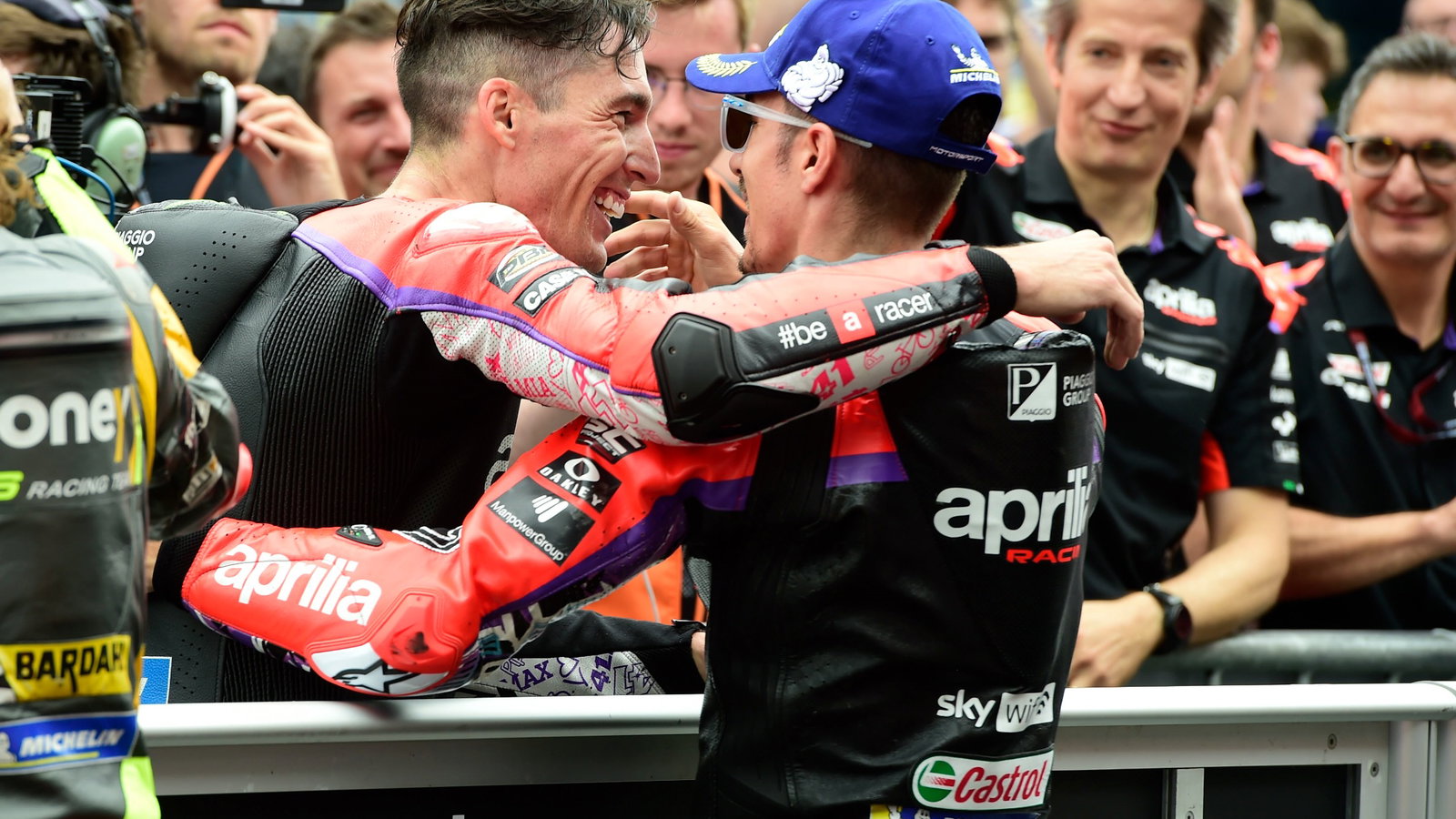 Aleix Espargaro, Maverick Vinales, Aprilia MotoGP Assen