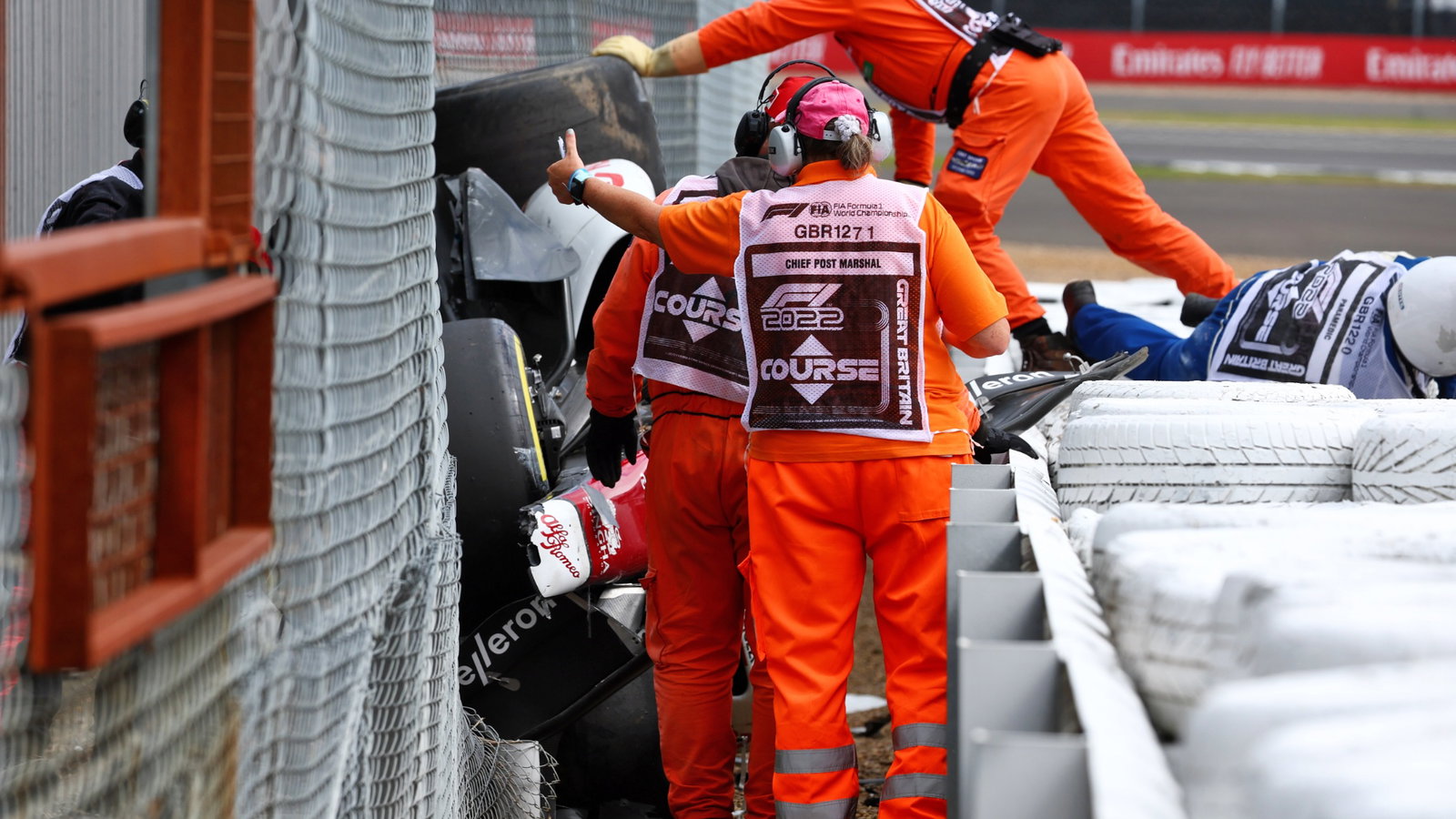 The Alfa Romeo F1 Team C42 of Guanyu Zhou (CHN) Alfa Romeo F1 Team 