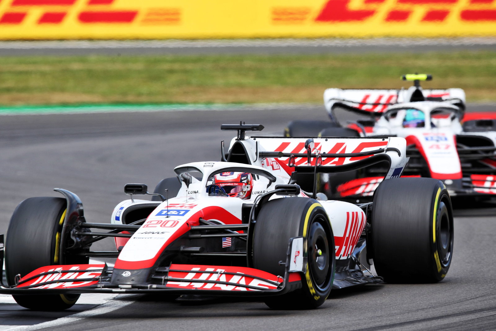 Kevin Magnussen (DEN) Haas VF-22. Formula 1 World Championship, Rd 10, British Grand Prix, Silverstone, England, Race