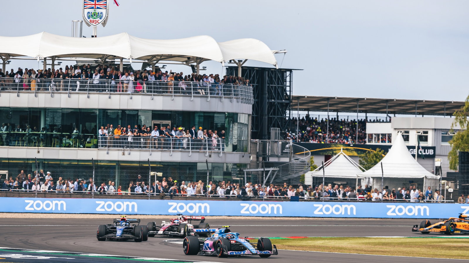 Esteban Ocon (FRA) Alpine F1 Team A522. Formula 1 World Championship, Rd 10, British Grand Prix, Silverstone, England,