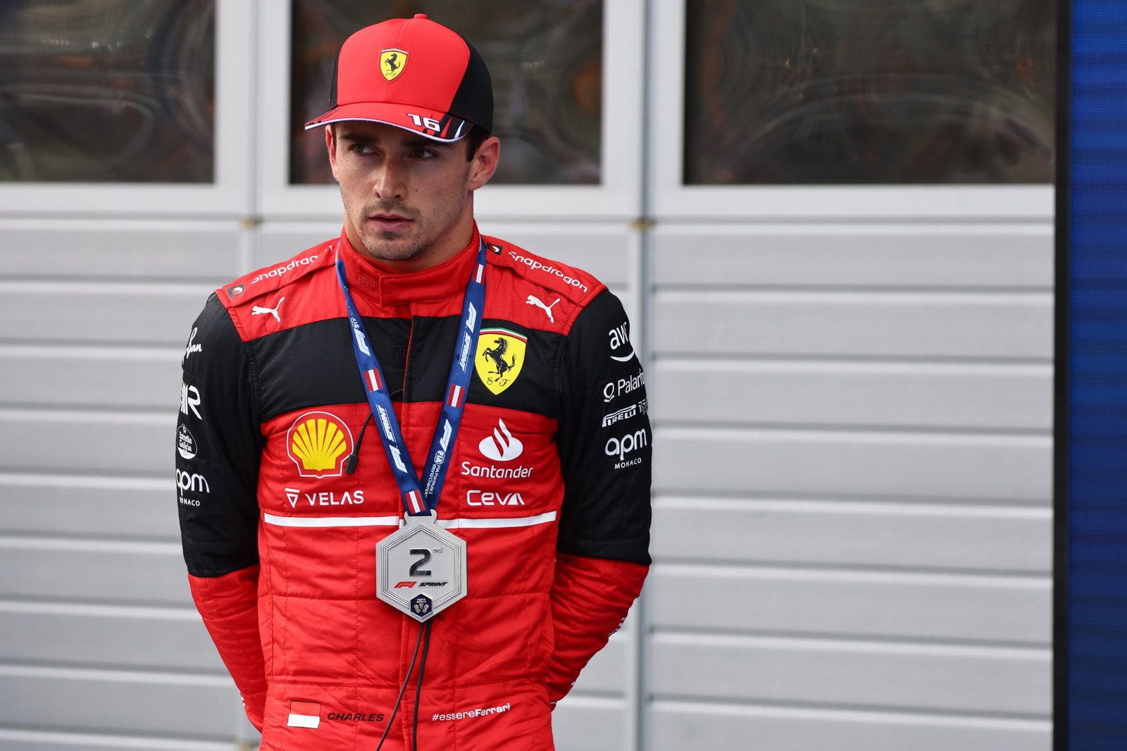 2nd for Charles Leclerc (MON) Ferrari F1-75. Formula 1 World Championship, Rd 11, Austrian Grand Prix, Spielberg, Austria,