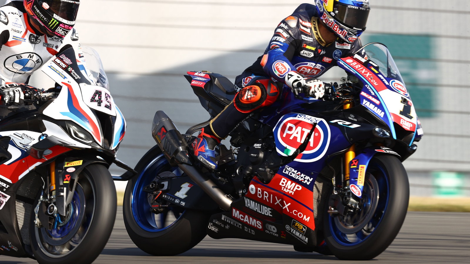 Toprak Razgatlioglu and Scott Redding, Donington Park WorldSBK, 17 July