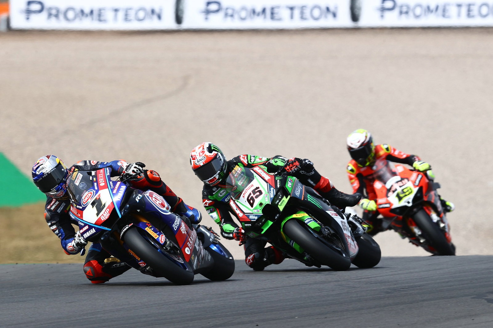 Toprak Razgatlioglu, Jonathan Rea, Alvaro Bautista, Yamaha, Kawasaki, Ducati WorldSBK Donington Park