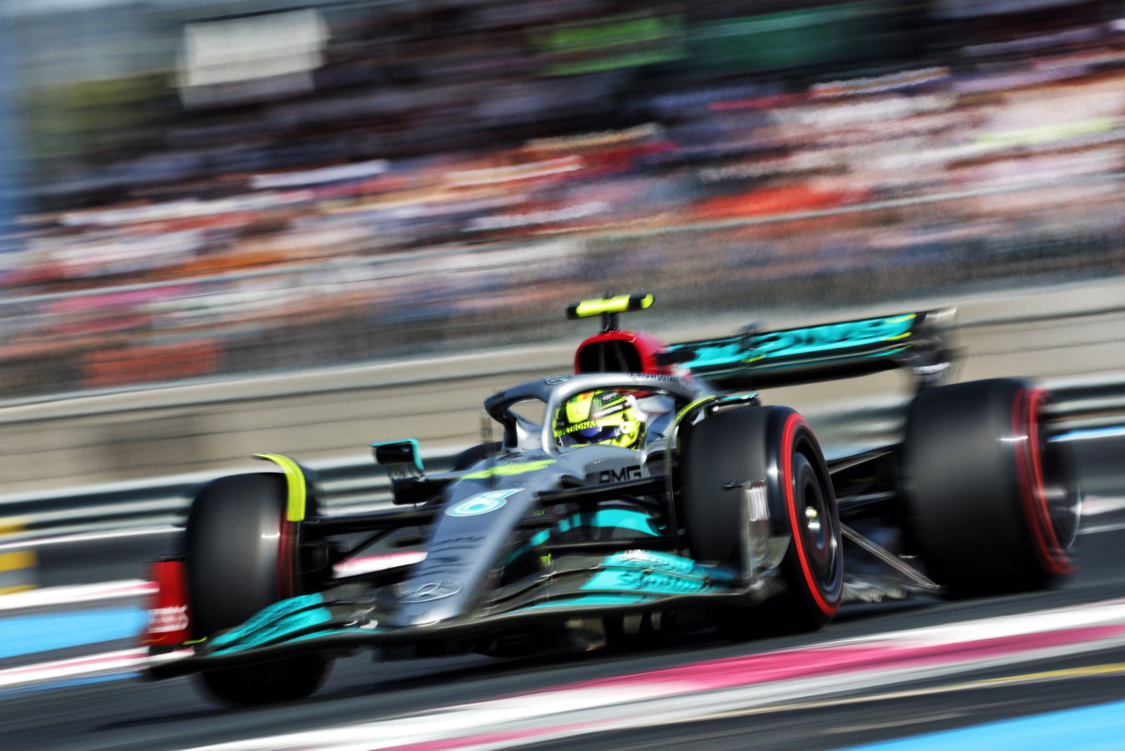 Lewis Hamilton (GBR) Mercedes AMG F1 W13. Formula 1 World Championship, Rd 12, French Grand Prix, Paul Ricard, France,